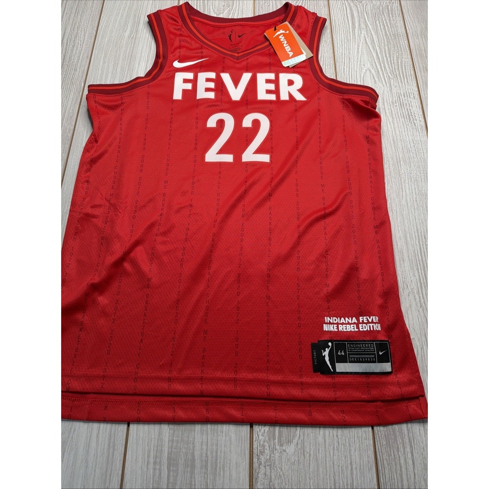 New Nike Womens Caitlin Clark Indiana Fever Jersey Size Medium Rebel Edition